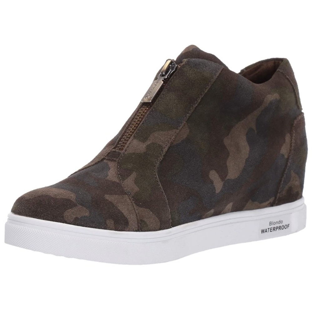 Blondo Camouflage Wedge Sneakers